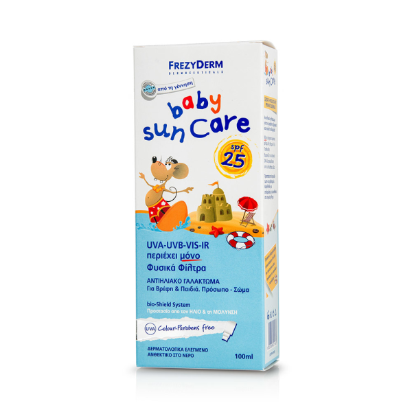 Frezyderm Baby Sun Care SPF25 Βρεφικό Αντηλιακό Γαλάκτωμα Προσώπου & Σώματος 100ml